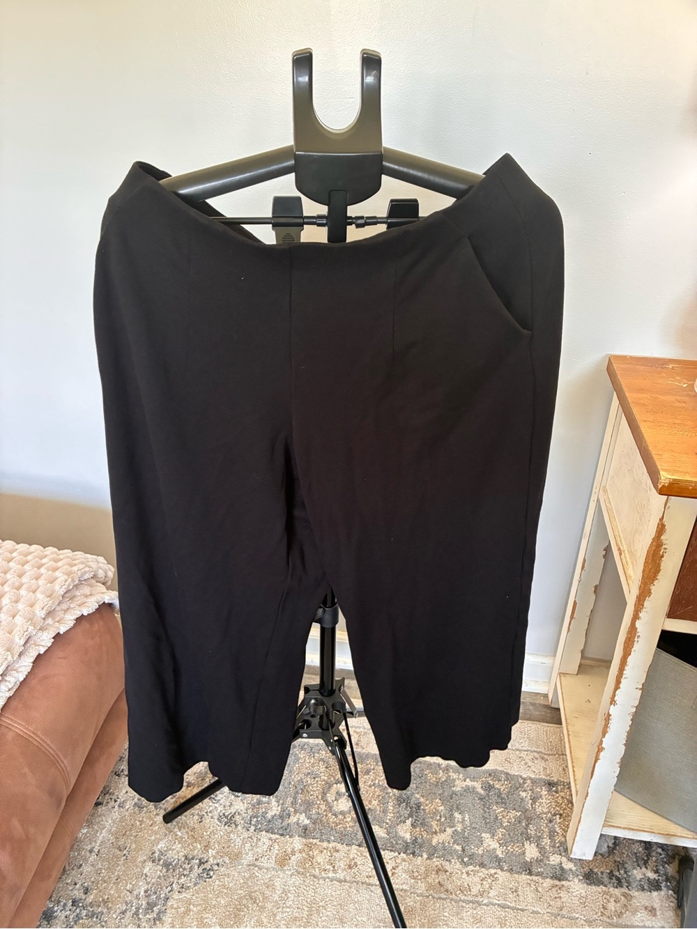 torrid Black Pull-On Wide Leg Pants with Side Pockets
